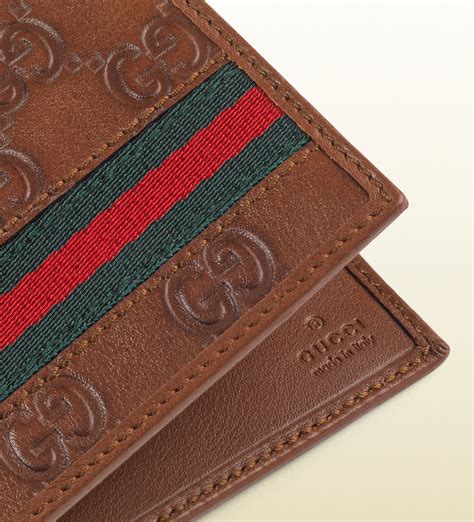 gucci bifold wallet men